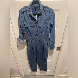 NWT Blue Denim Jumpsuit